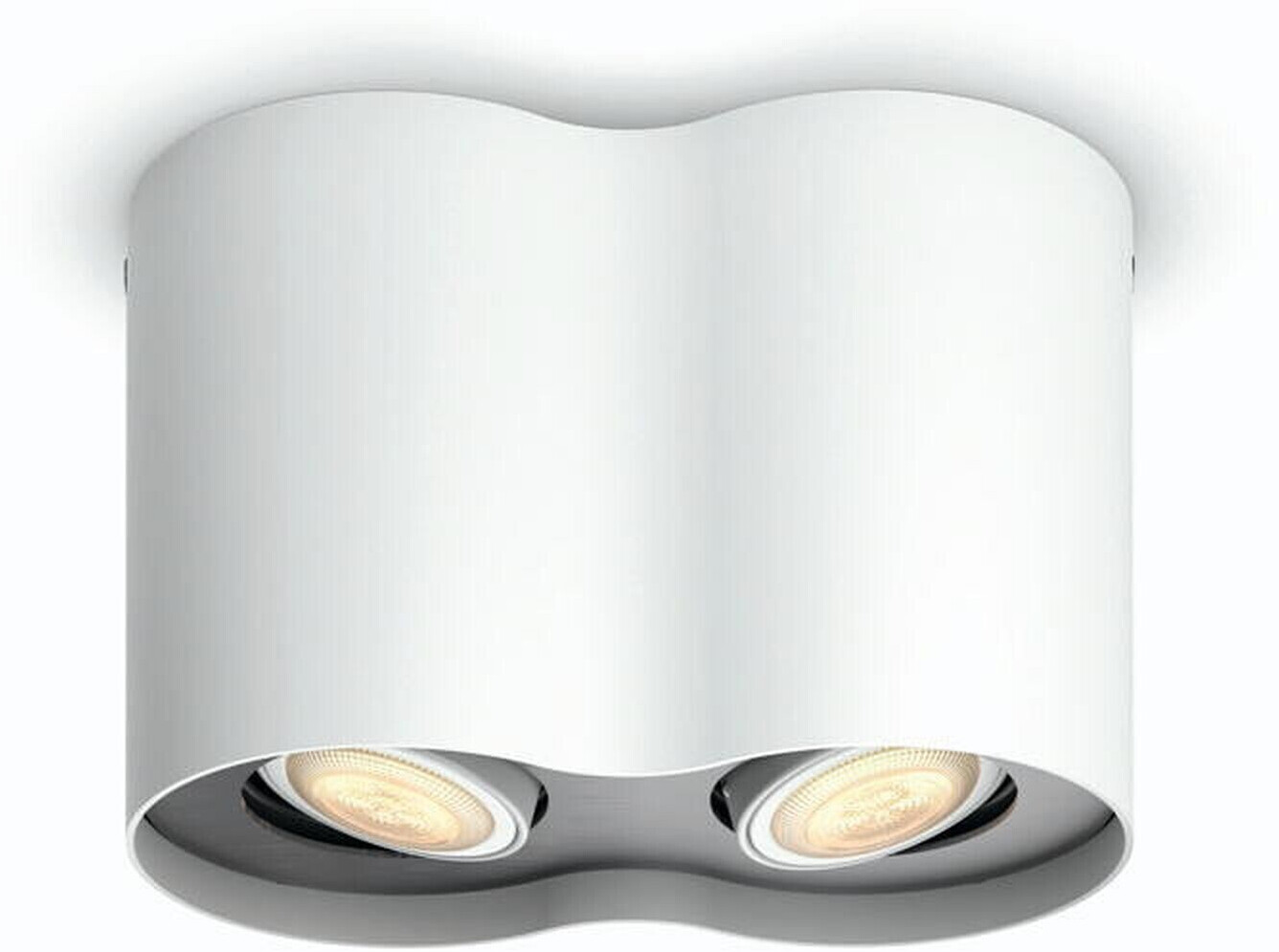 Philips Hue Bluetooth White & Ambiance Spot Pillar Weiß 2x 5W/700lm GU10 ab  124,85 € | Preisvergleich bei