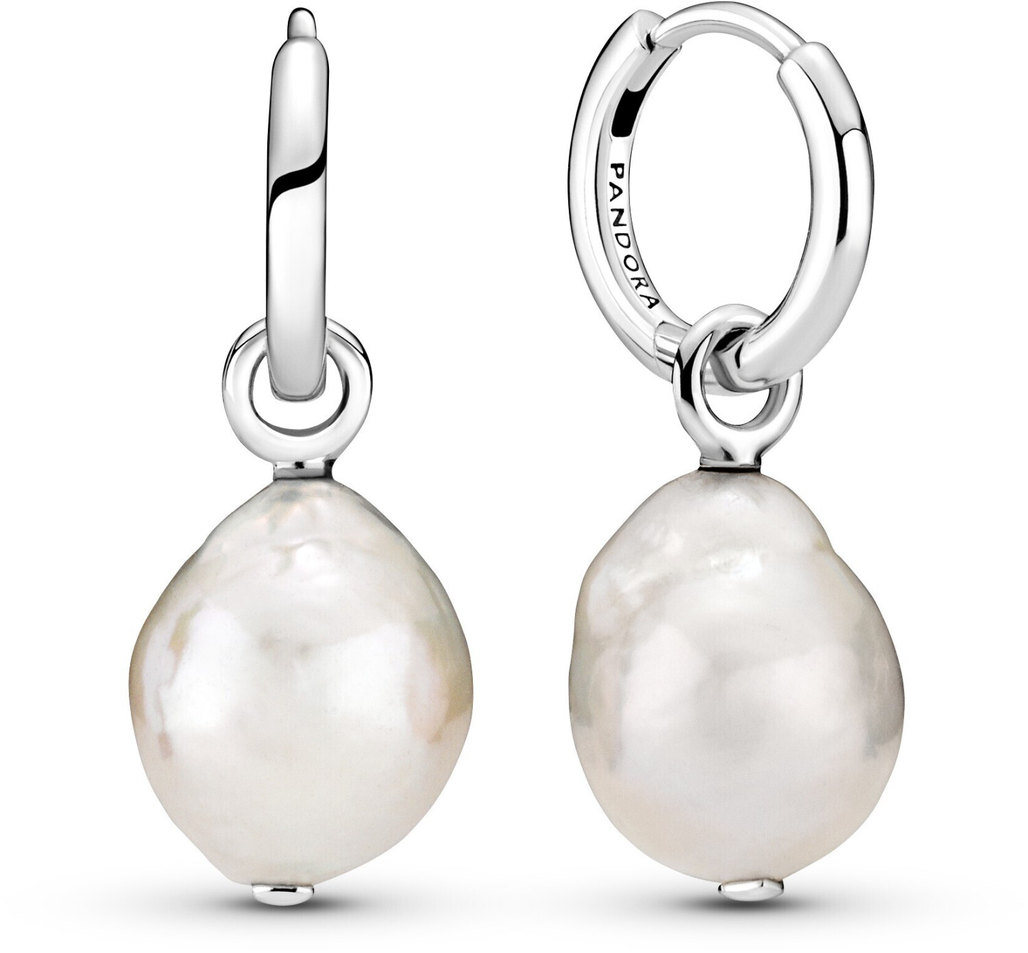 Pandora Freshwater Cultured Baroque Pearl Hoop Earrings (299426C01)