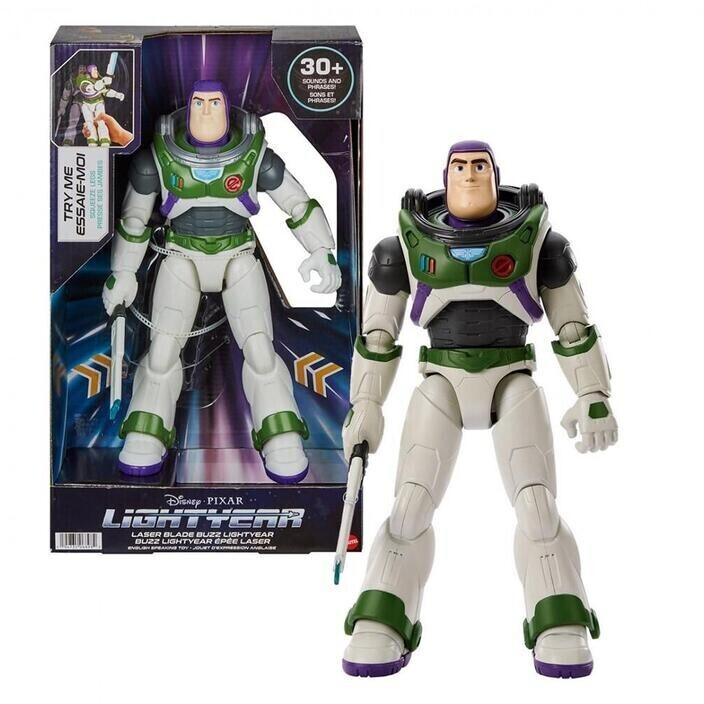  Disney Pixar Lightyear Zurg 10-in Tall Action Figure, 13  Posable Joints Authentic Detail, Movie Collector Toy, Kids Gift Ages 4  Years & Up : Toys & Games