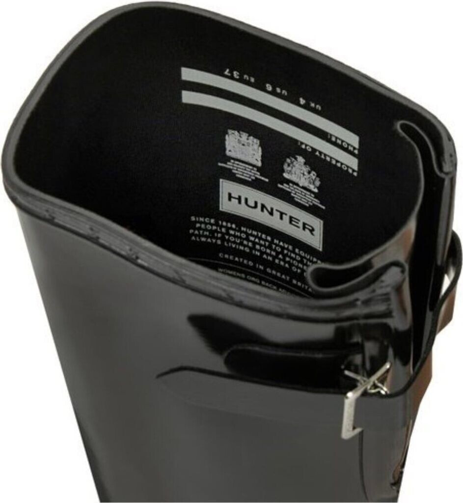 Hunter Original Back Ajustable Gloss black