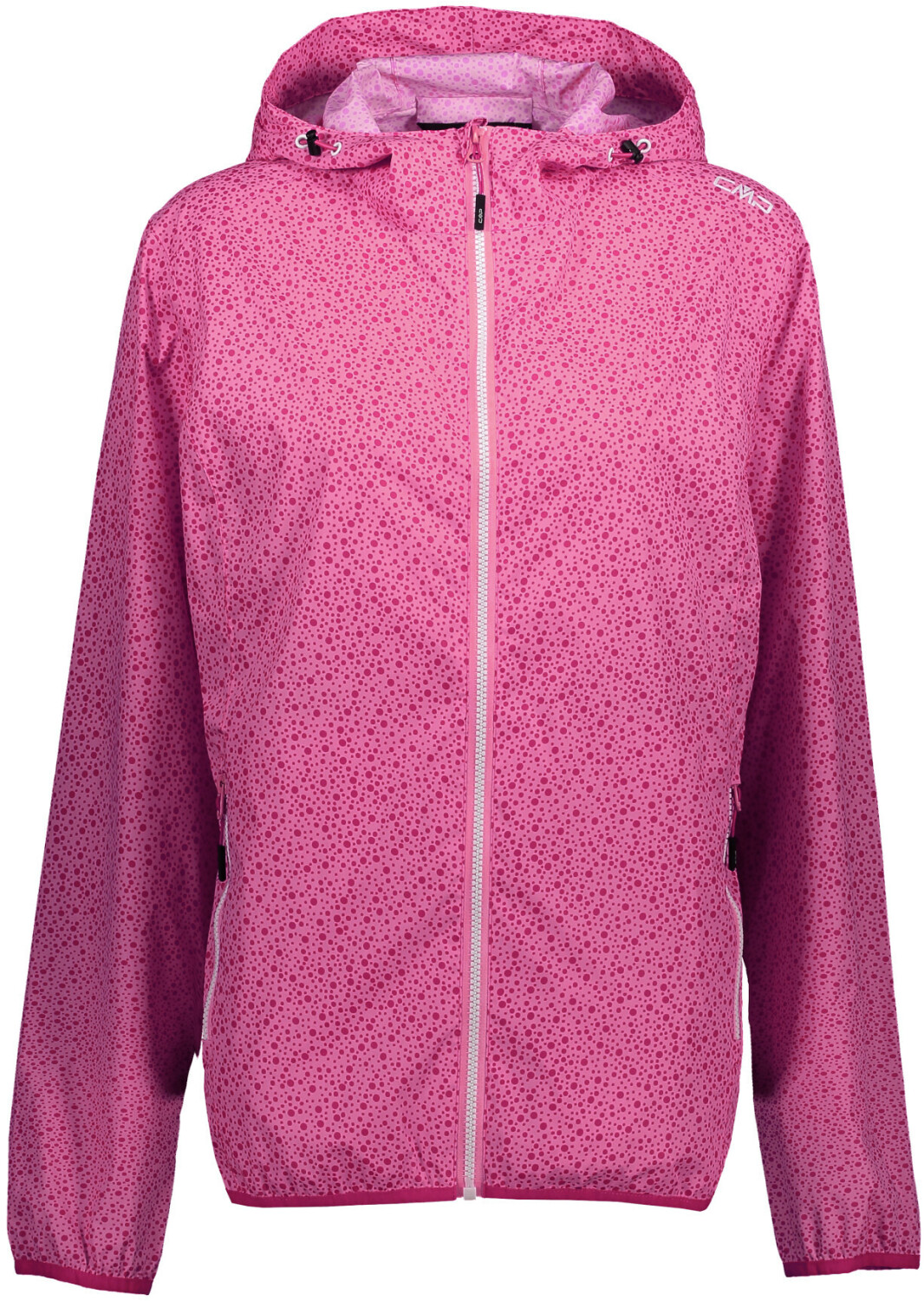 CMP Women's Packable Ripstop Jacket with Microcheck malva
