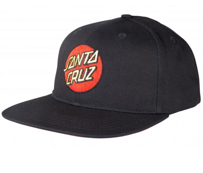 Santa Cruz Classic Dot Snapback black