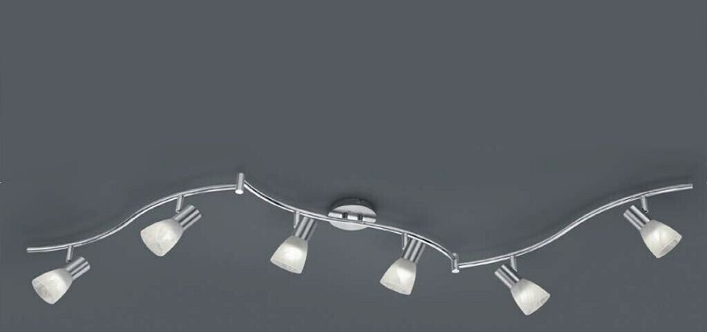 Trio LED Wand-/Deckenleuchte Nickel-Matt/Alabaster 6x5W/2820lm € | bei E14 (871010607) 84,69 ab Preisvergleich