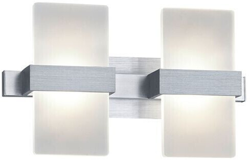 LED (274670205) bei 69,49 Aluminium-Gebürstet/Weiß ab Preisvergleich | € Wandleuchte Trio 2x4,5W/860lm