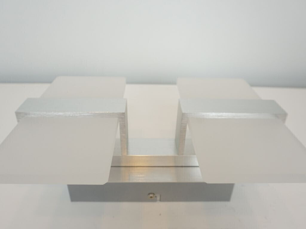 Trio LED 69,48 € | Wandleuchte Preisvergleich (274670205) bei 2x4,5W/860lm ab Aluminium-Gebürstet/Weiß