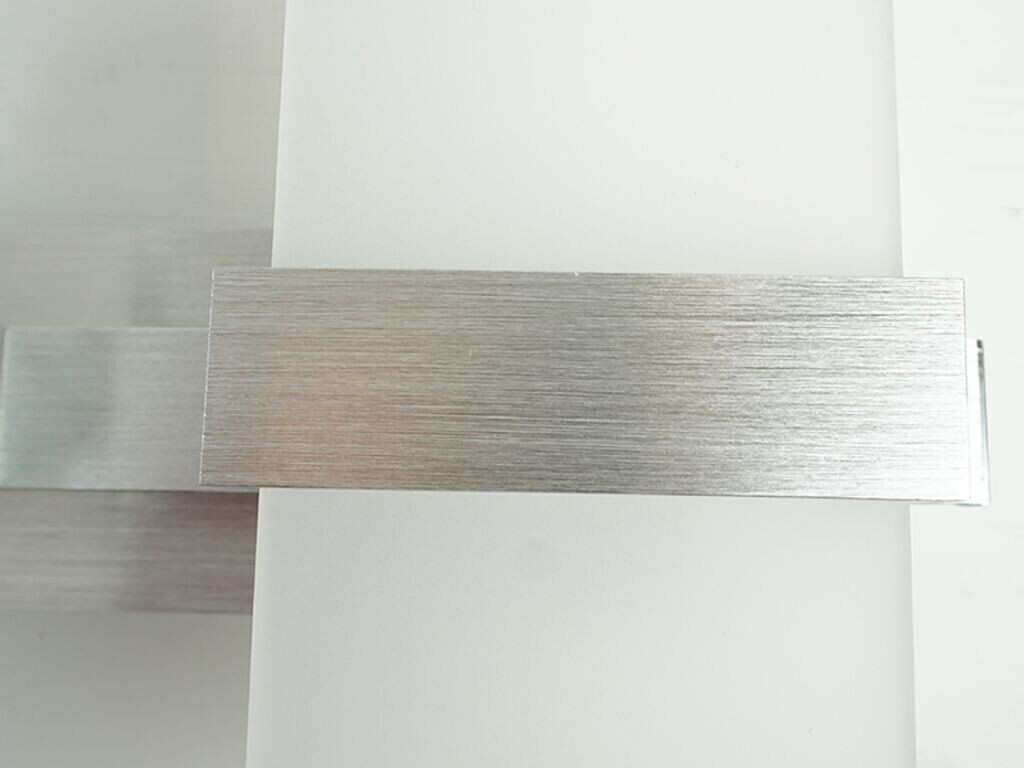 Trio LED Wandleuchte Aluminium-Gebürstet/Weiß 2x4,5W/860lm (274670205) ab  69,48 € | Preisvergleich bei