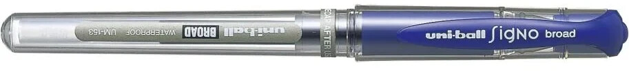 Uni Mitsubishi Pencil uni-ball Signo Broad UM-153C Transparent Blue