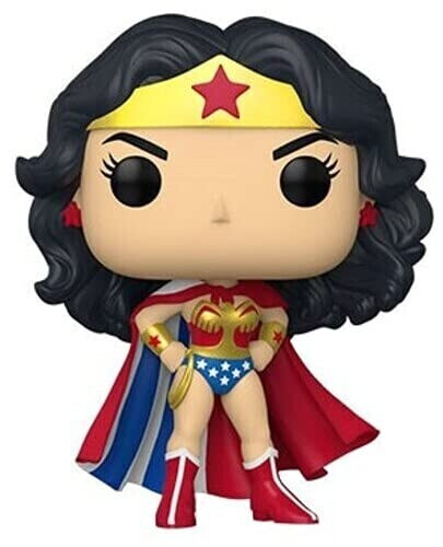 Photos - Action Figures / Transformers Funko Pop! Heroes: WW 80th - Wonder Woman  (Classic with Cape)