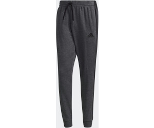 Adidas Essentials French Terry Tapered Cuff 3-Stripes Pants dark grey heather/black (H12256)