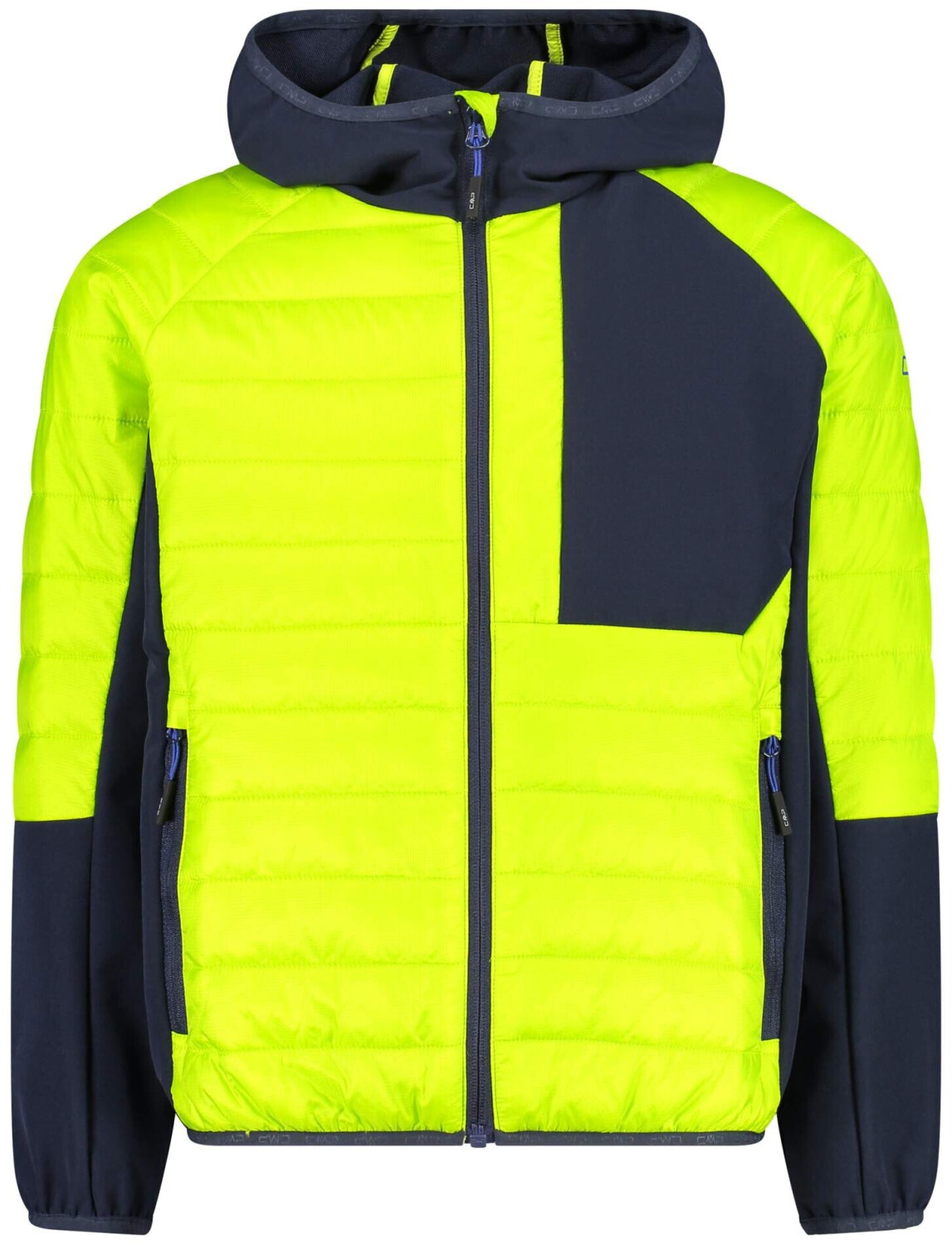 CMP Boy's Hybrid Hooded PFC Free Padded Jacket acido