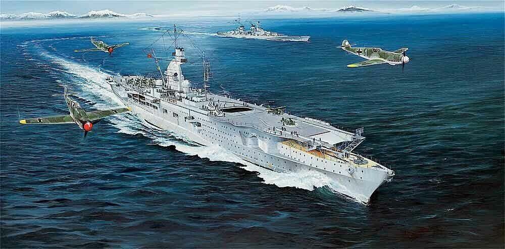 Trumpeter DKM Peter Strasser German Navy Aircraft Carrier (9365628)