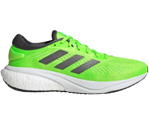 Green adidas running shoes sale