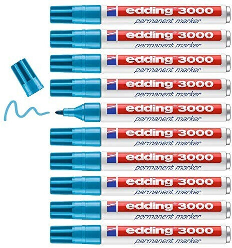edding 3000 light blue 10 pcs.