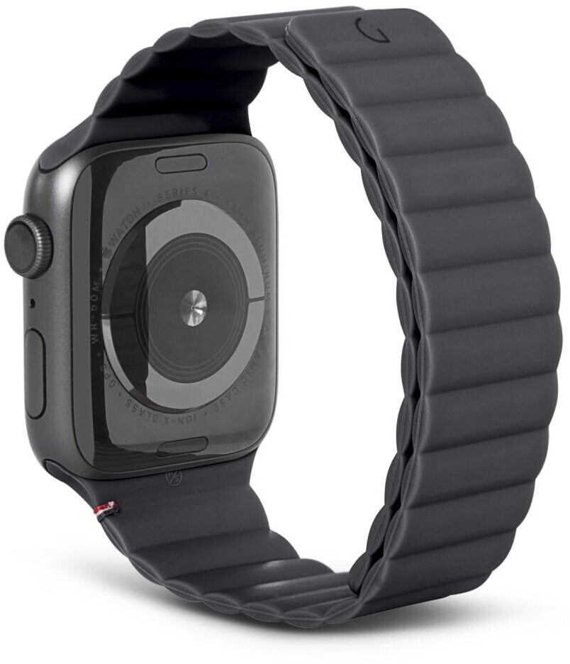 Decoded Magnetic Traction Strap LITE Silicone (Apple Watch 1-7/SE 42/44/45mm) Black