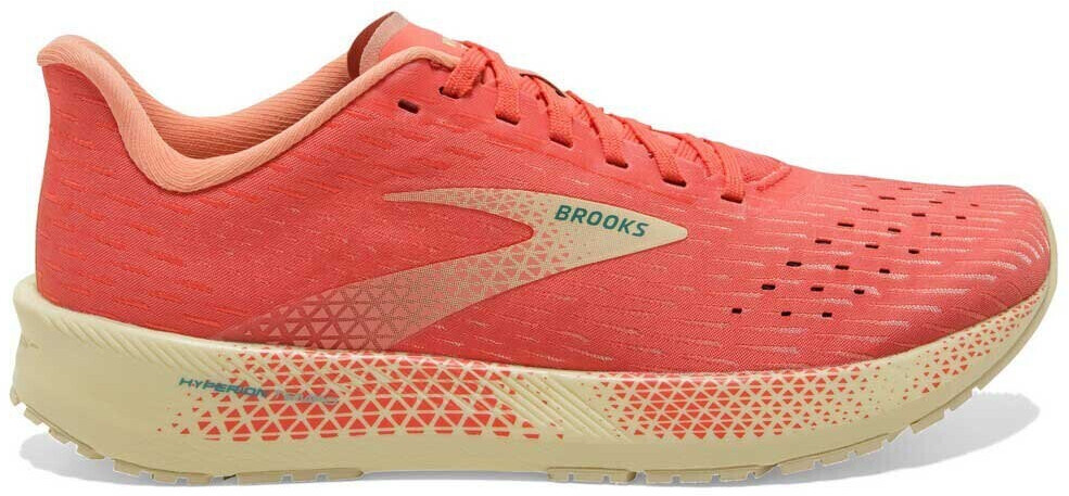 Image of Brooks Hyperion Tempo Women hot coral/flan/fusion coral