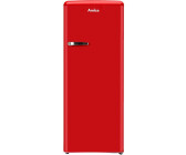 Bon état Amica KSR 361 000 R réfrigérateur avec congélateur 86 cm 84 L Rouge Rétro EEK 