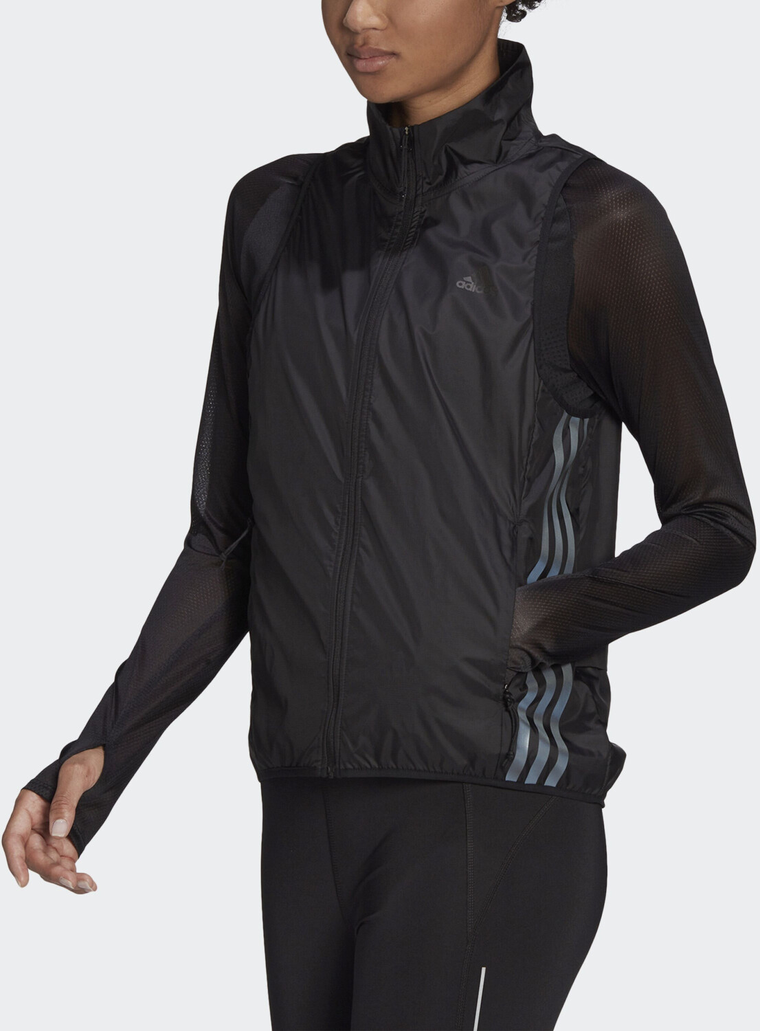 Adidas Run Icon 3-Stripes Running Wind Vest black (H56805) ab 35,49 €