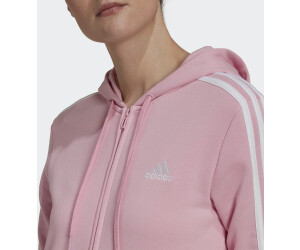 Buy Adidas Essentials 3-Stripes French – on (HL2059) Hoodie (Today) £37.50 Best Terry from pink true Deals