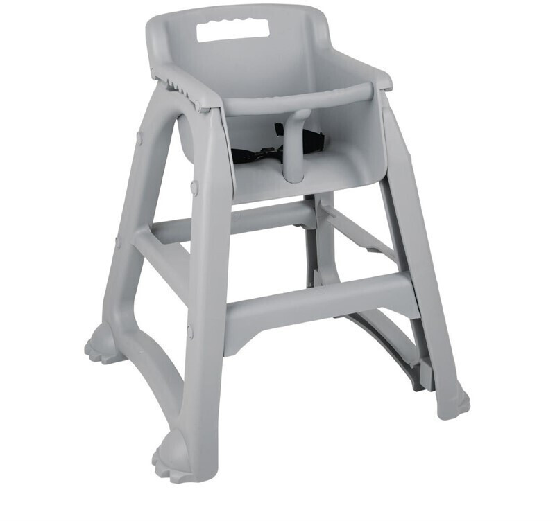 Bolero Chaise haute empilable gris