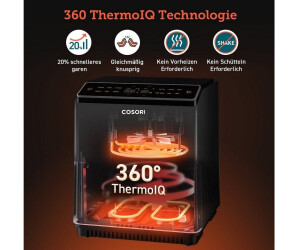 Freidora de aire Cosori Dual Blaze 6.4L por 158€ en PcComponentes 