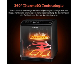 COSORI Air Fryer Dual Blaze 6,4L 1700W, Friteuse sans Huile Intelligente  avec 30+ Recettes Papier et 100+ en ligne, Friteuse à Air Chaud avec 12