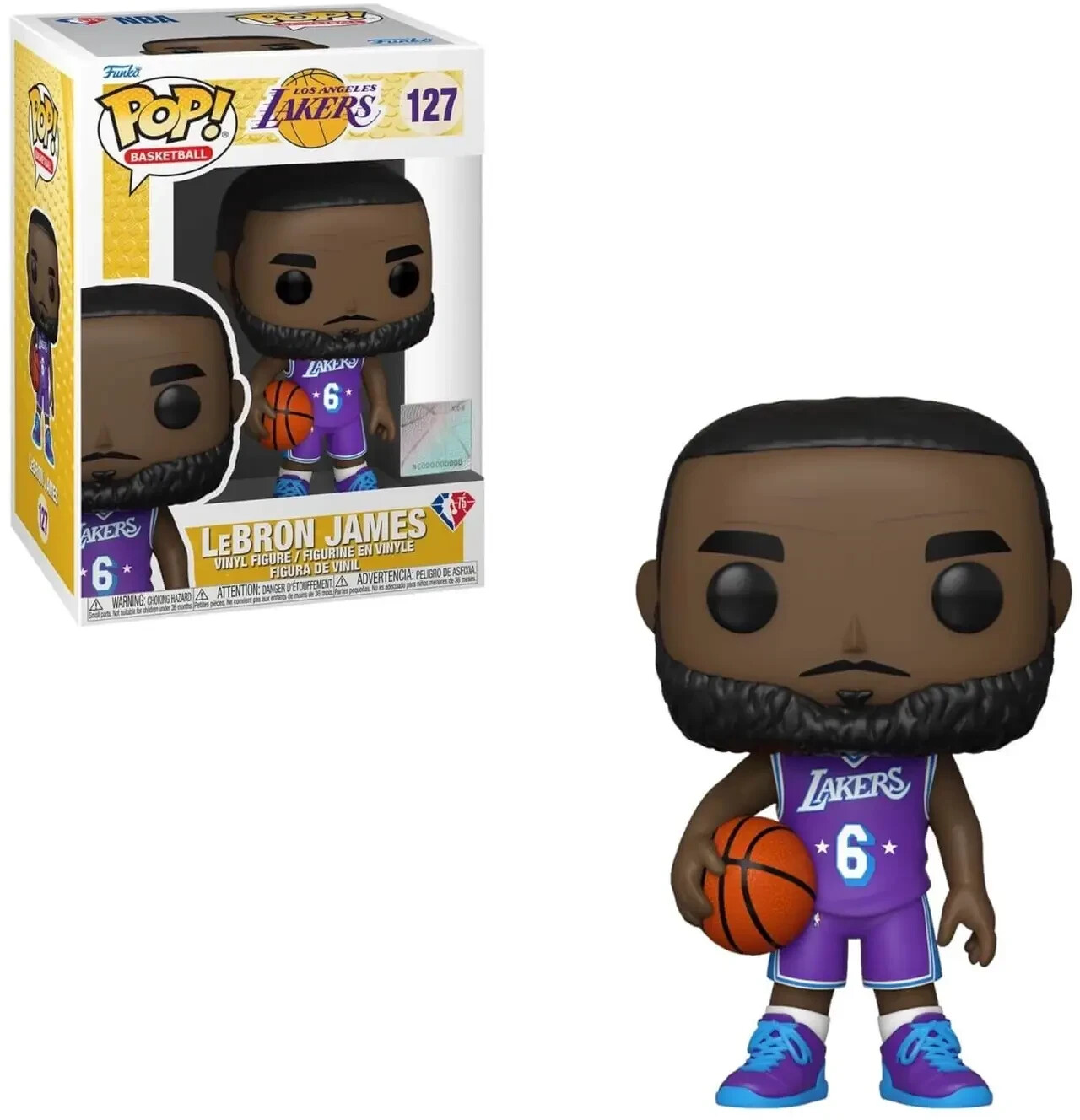 Funko Pop Basketball NBA Los Angeles Lakers LeBron James ab 16