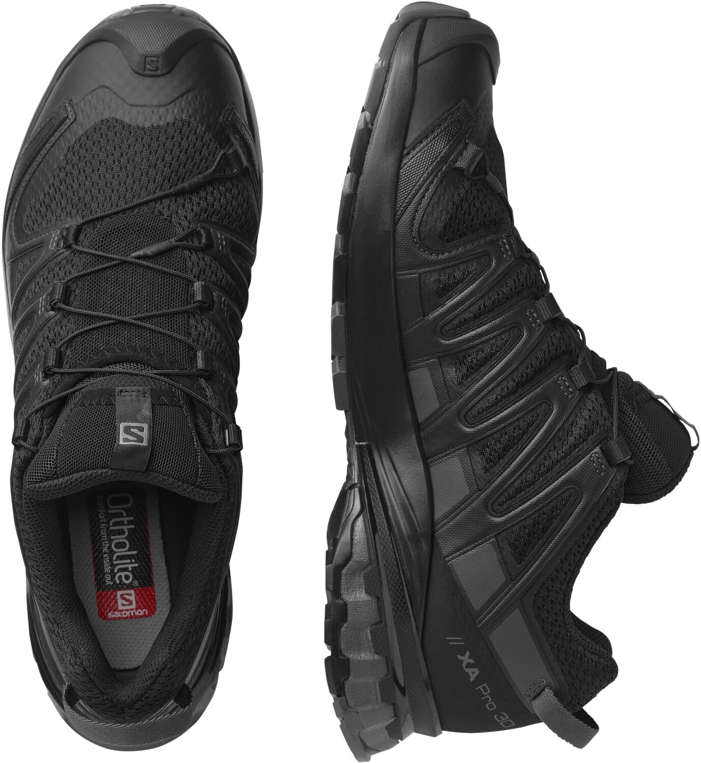 Salomon men's xa pro 3d gtx black and magnet top