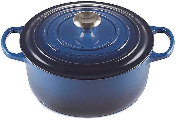 Le Creuset Cocotte Signature ronde 22 cm bleu