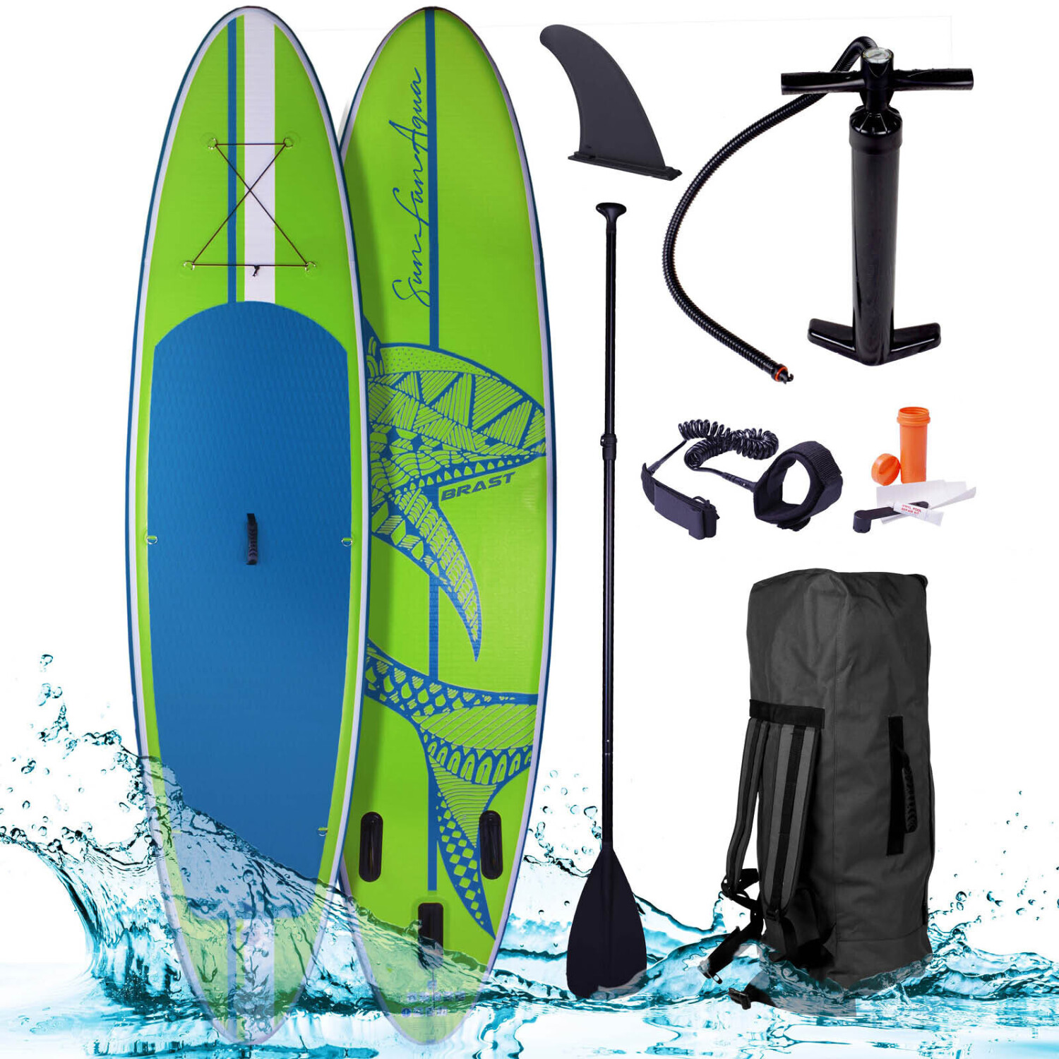 Brast SUP Board SHARK 300 green