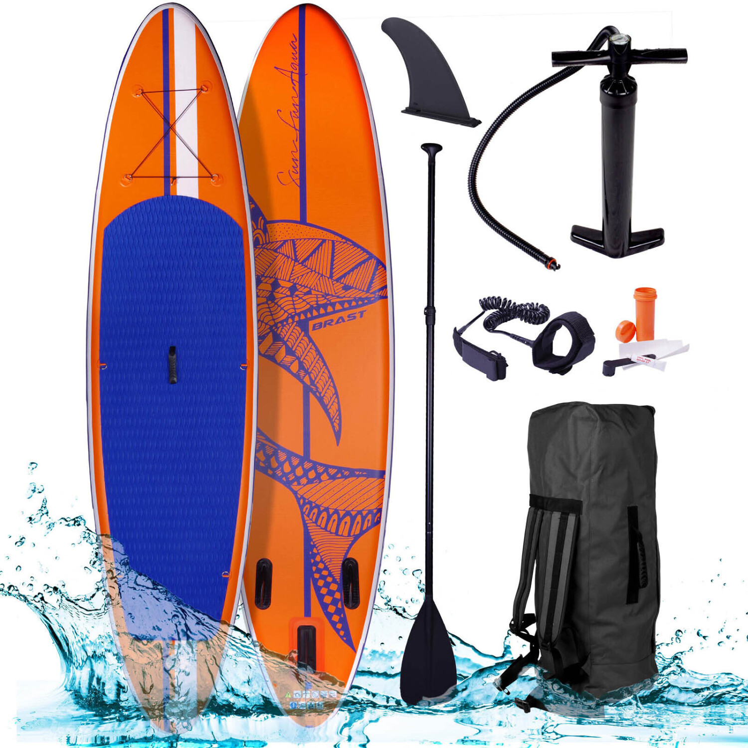 Brast SUP Board SHARK 300 orange