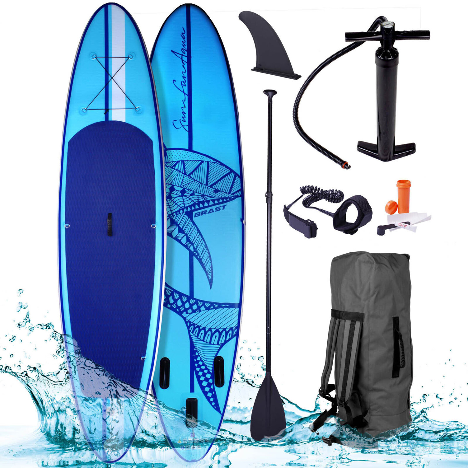 Brast SUP Board SHARK 300 blue