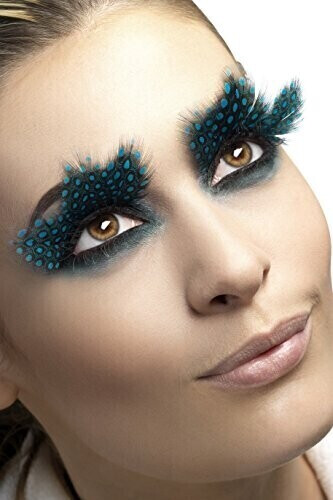 Smiffy's Faux-cils plumes et pois