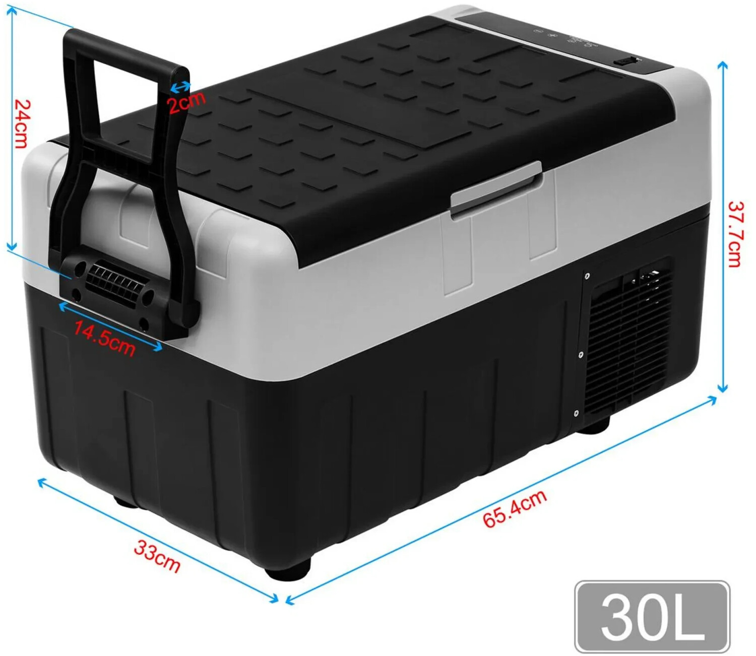SIMPEX Basic E-Kühlbox 30L 12V/230V, Blau online kaufen