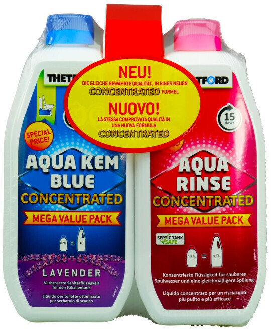 Thetford Duopack Aqua Kem Blue Lavender 0,78 l & Aqua Kem Rinse