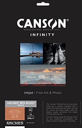 Canson Arches BFK Rives White 310 A4 10 Sheets