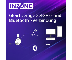 Auriculares gaming  Sony INZONE H9 + Tarjeta PlayStation 20€, Noise  Cancelling, Inalámbricos, Sonido espacial 360, 32 horas, Micrófono, PC / PS5