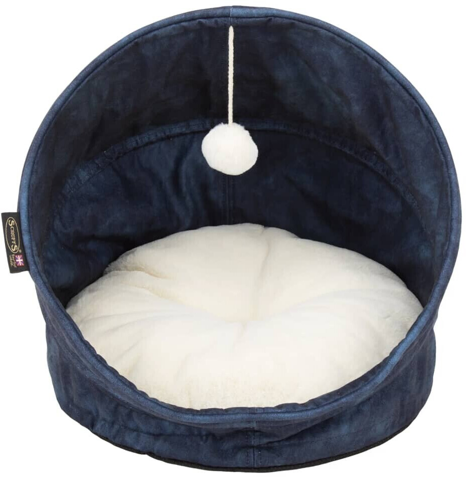 Scruffs & Tramps Cat Bed Kensington 44x48cm navy blue