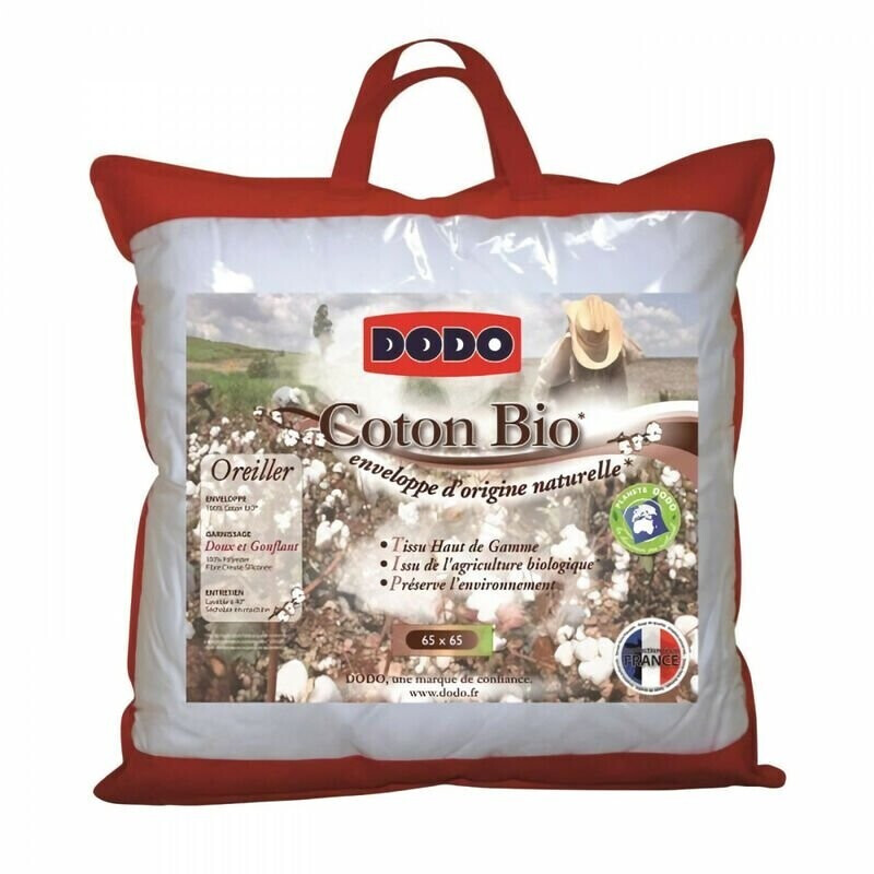 DODO Oreiller coton bio 65 x 65 cm