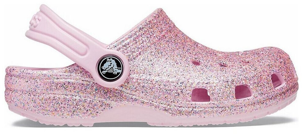 Glitter rainbow store crocs