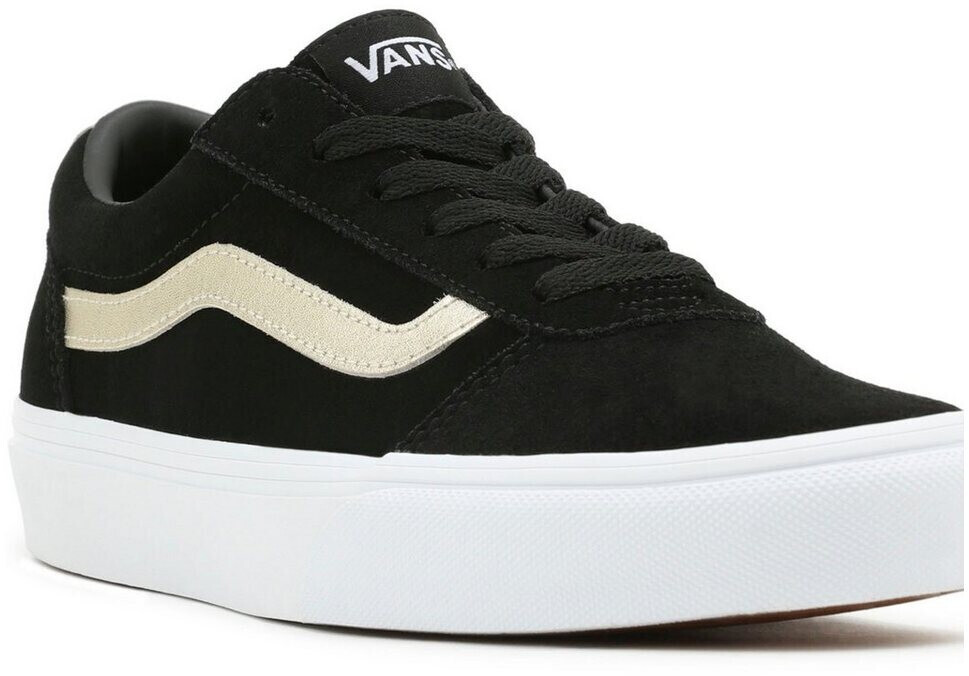 Black suede vans womens cheap