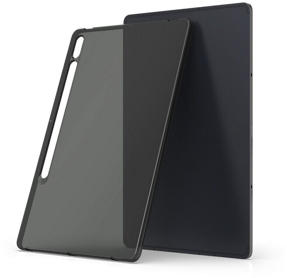 kwmobile Case Samsung Galaxy Tab S8+ Plus / Galaxy Tab S7+ Black/Transparent