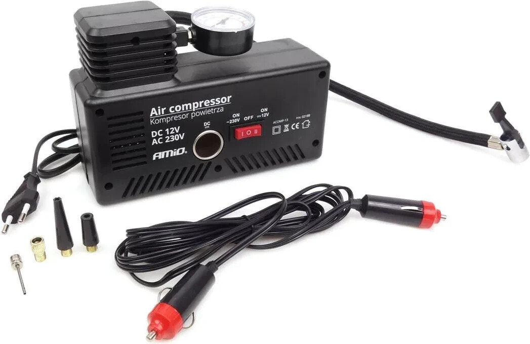 AMiO Car Air Compressor 12V/230V Acomp-13 (02188)