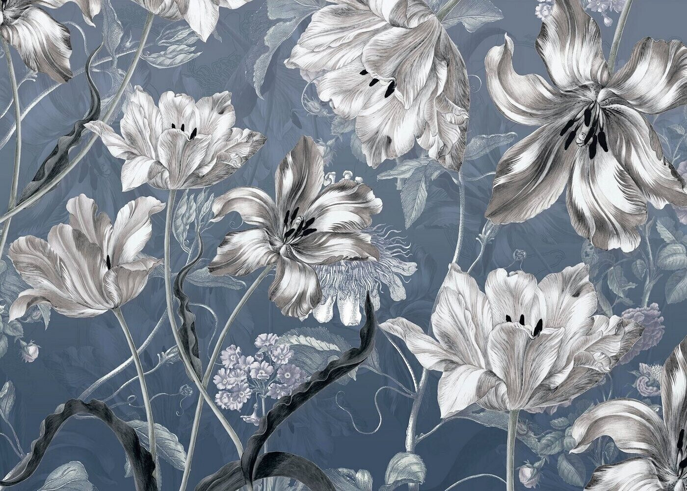 Komar Merian Blue 7 pcs. 350 x 250 cm (X7-1041)