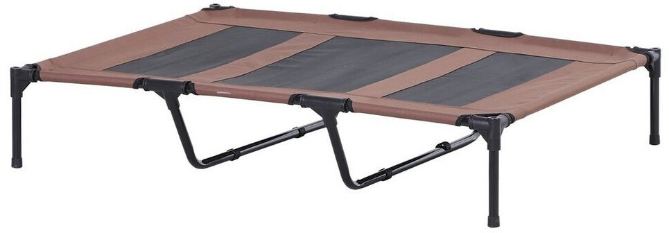 Pawhut Lit pour chien 122x92x108 brown/black Pawhut Lit pour chien 122x92x108 brown/black
