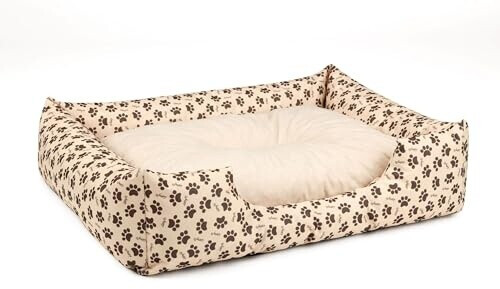 BedDog Dog Bed Mimi S Melange-Dog beige pattern