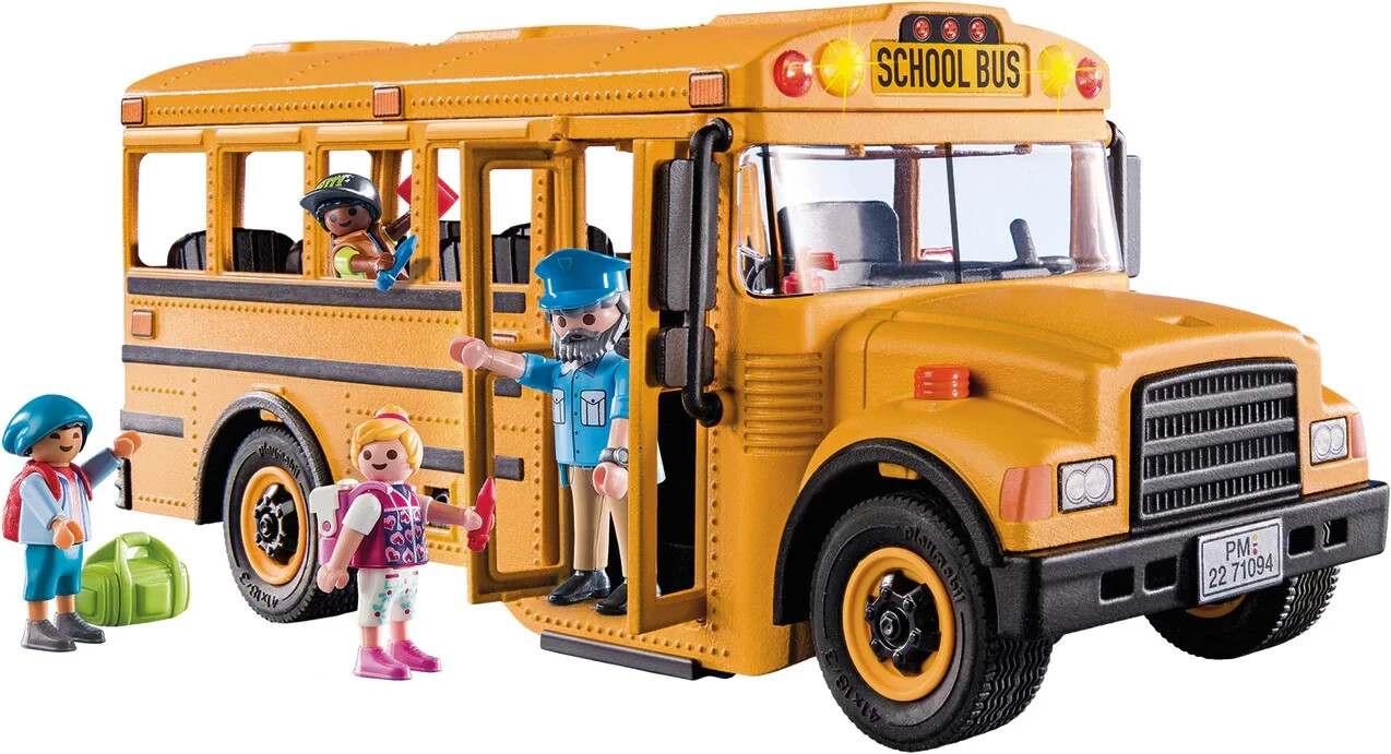 Playmobil 9419 School Van Multicolor