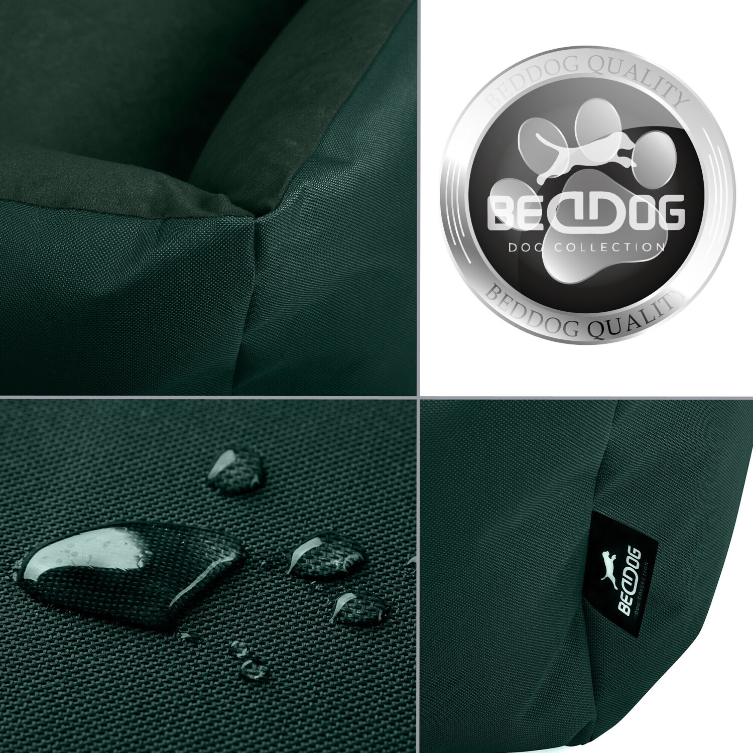 BedDog Canapé pour chien 3XL bottle green BedDog Canapé pour chien 3XL bottle green