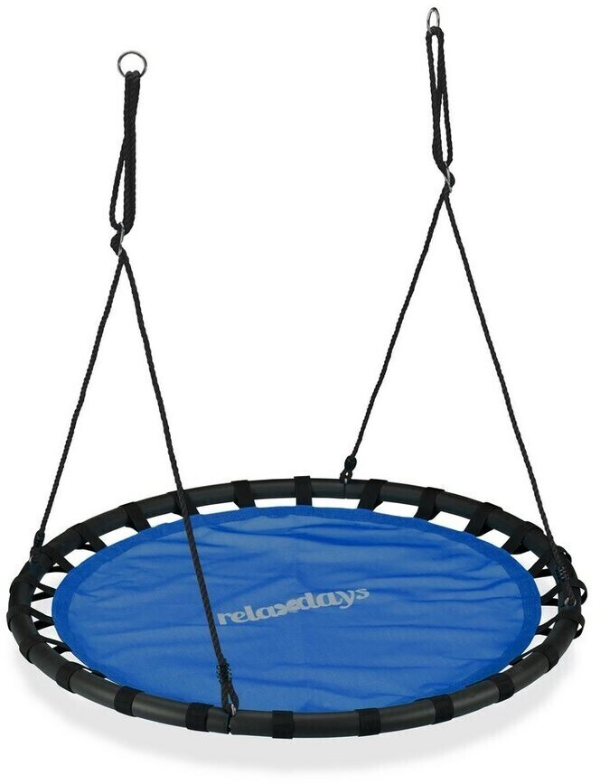 Relaxdays Nest swing 120 cm blue
