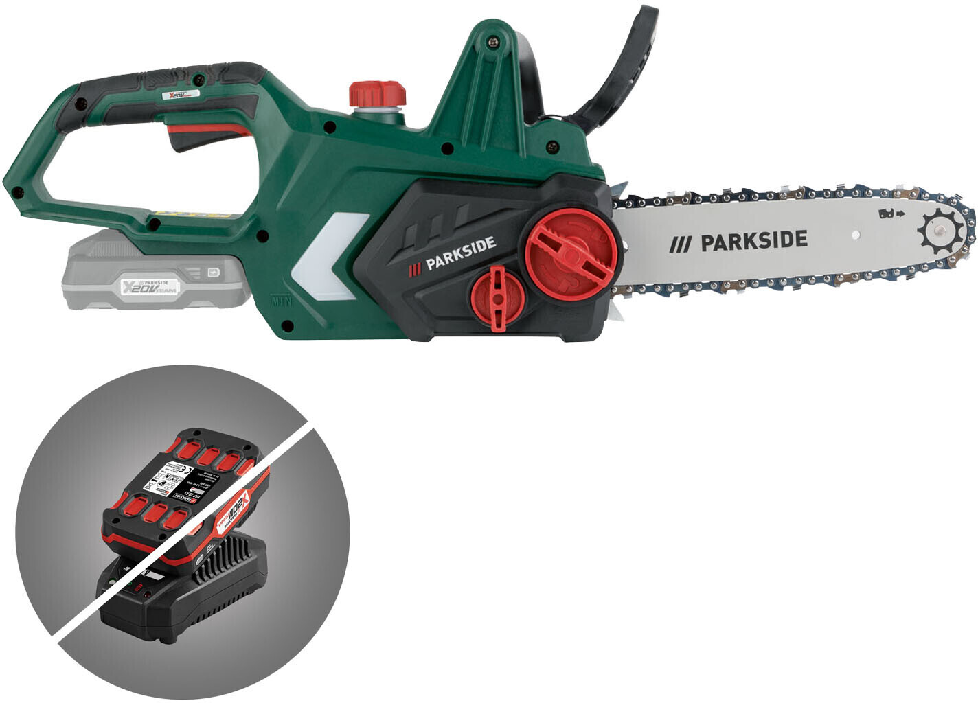 Parkside PKSA 20-Li B2 (without Batterypack and Charger)
