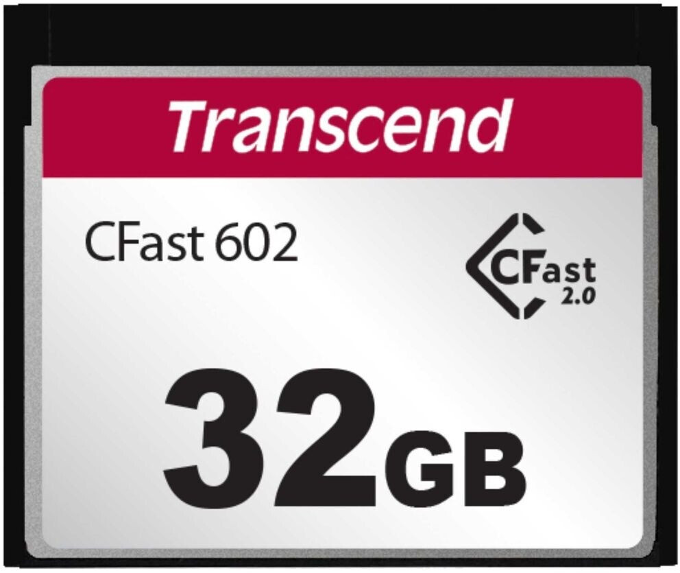 Transcend CFast 2.0 Speicherkarte – 64 GB Für Profi-Kameras & High-Speed Aufnahmen | Markenqualität